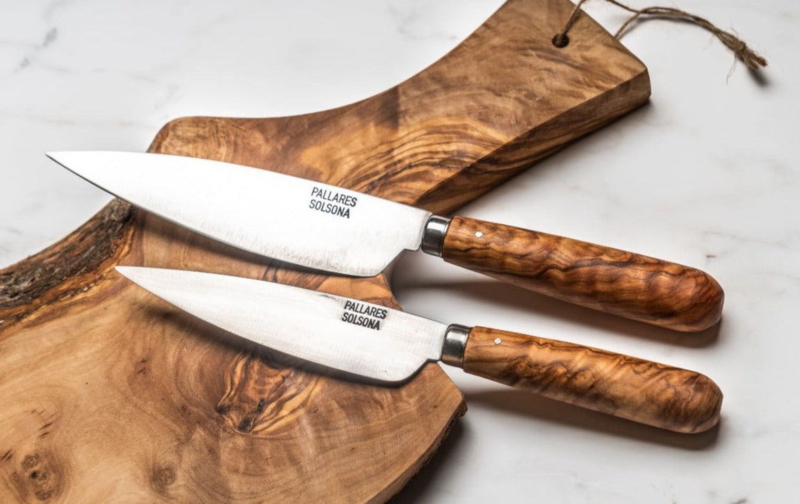 OLIVE WOOD UTILITY KNIFE  / S.S