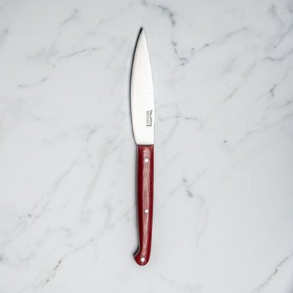 CUCHILLO DE MESA FIBRA ROJA / 10CM